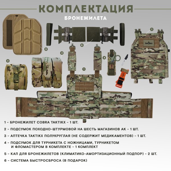 Бронежилет тактический военный COBRA