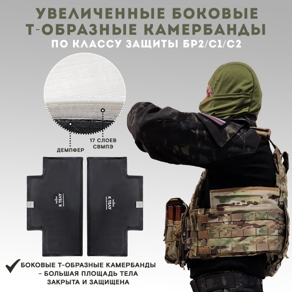 Бронежилет тактический военный Бр4 COBRA в полной комплектации с бронеплитами
