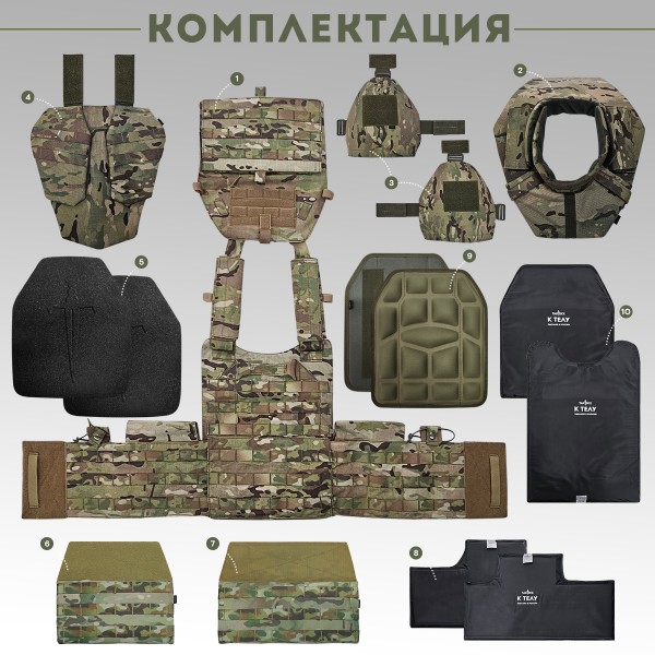 Противоосколочный комплекс серия LBT 6094 Бр3, мультикам