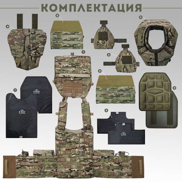 Противоосколочный комплекс серия LBT 6094 Бр2, мультикам