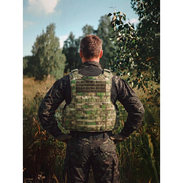 Бронежилет тактический военный Легионер Сброс Бр5, Мох