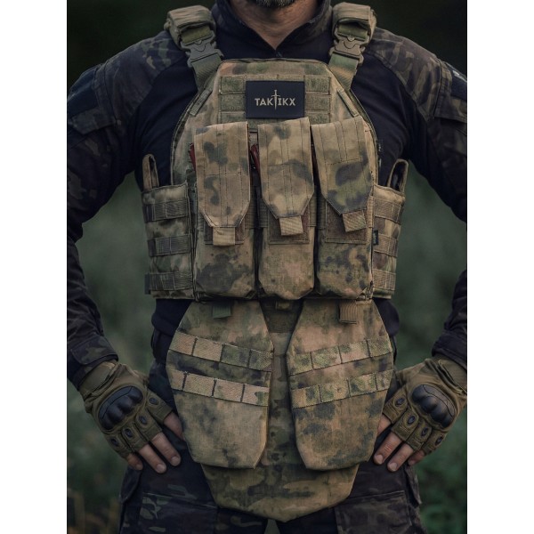 Бронежилет тактический военный Бр5 COBRA в полной комплектации с керамическими бронеплитами