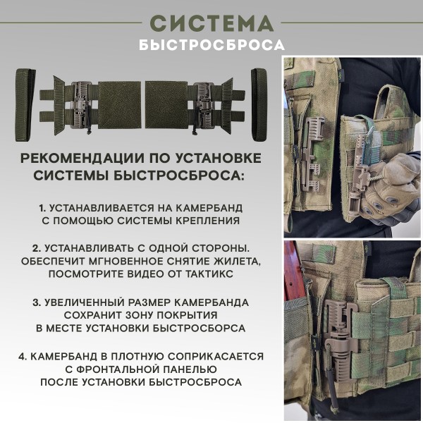 Бронежилет тактический военный COBRA, мох