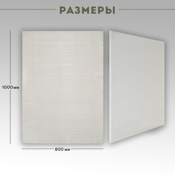Бронепанель прессованная из СВМПЭ 1000*800 Бр2 - СВМПЭ-320