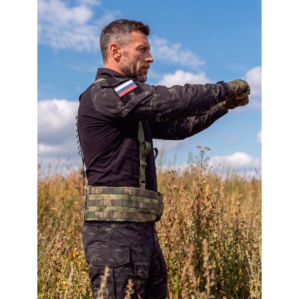 Пояс тактический разгрузочный Бр2 ПИТОН размер М (мох)