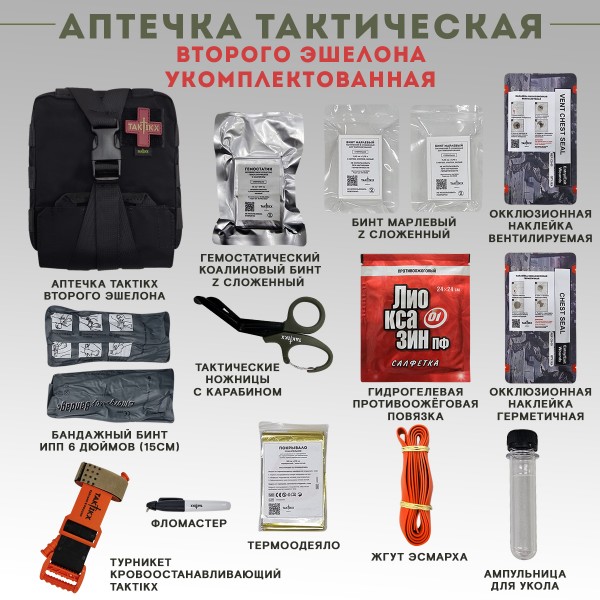 Аптечка тактическая мгновенного извлечения