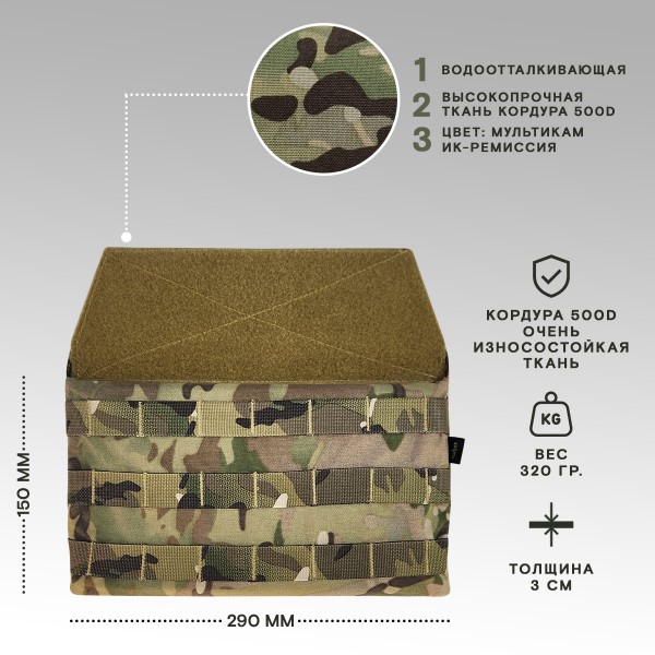 Абдоминальный модуль по классу защиты Бр2, С1, С2, мультикам