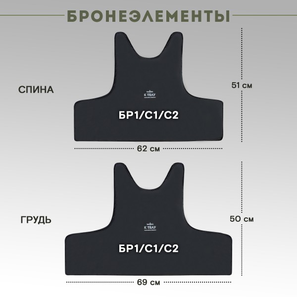 Бронежилет Легионер класс защиты Бр3, С1, С2, мох