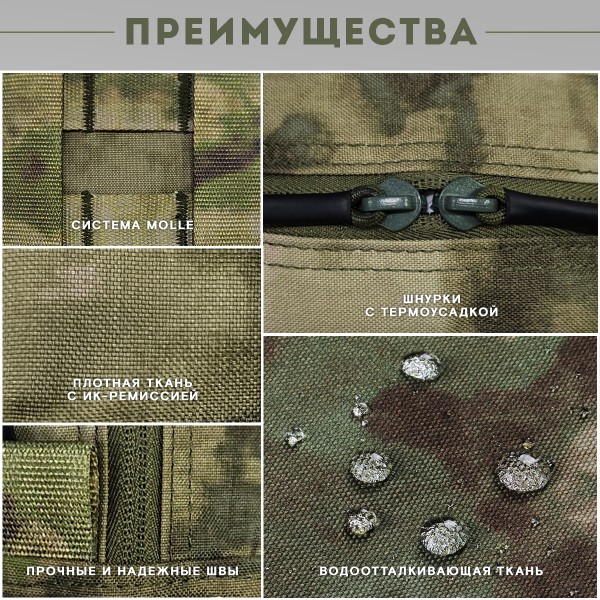 Подсумок утилитарный средний Мох