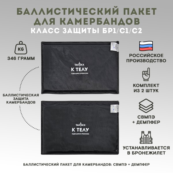 Баллистические пакеты в камербанды Бр1