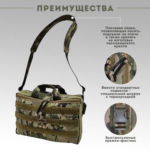 Аптечка тактическая транспортная в автомобиль укомплектованная, мультикам