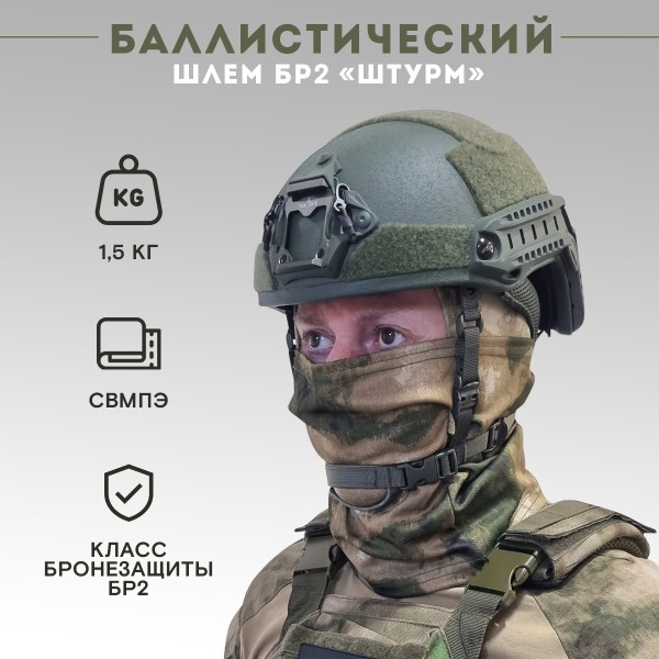 Бронежилет тактический Бр5 в полной комплектации Шлем размер M