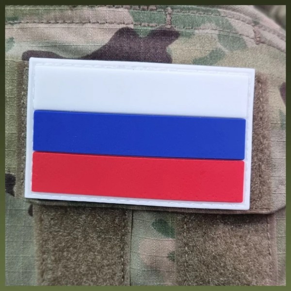 Патч тактический флаг России парадный