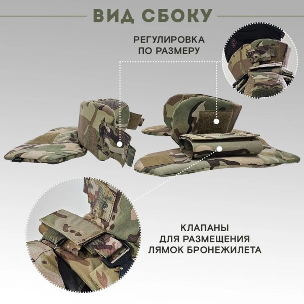 Защита шеи с плечами Бр1 версия 2