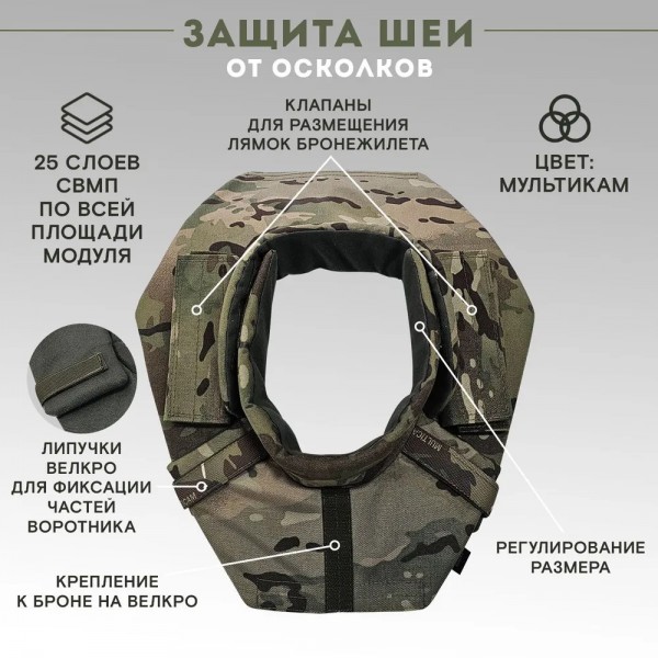 Защита шеи с плечами Бр1