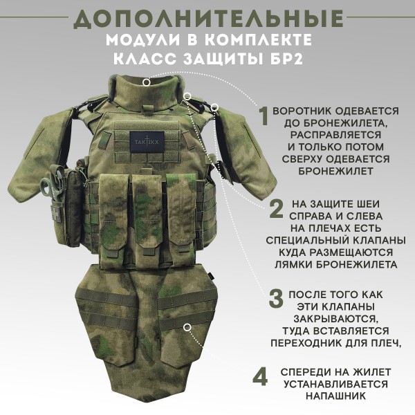 Бронежилет тактический военный LBT 6094 с БРОНЕПЛИТАМИ Бр5 TAKTIKX