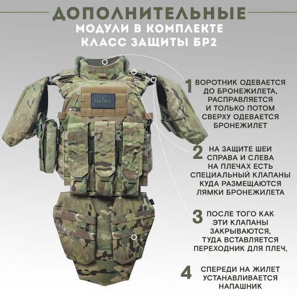Бронежилет тактический военный LBT 6094 с БРОНЕПЛИТАМИ Бр5 TAKTIKX