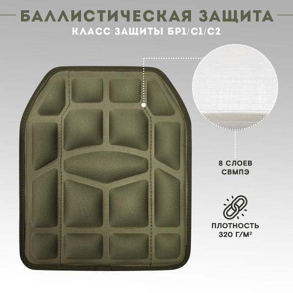Баллистический КАП для бронежилета Бр1/С1/С2